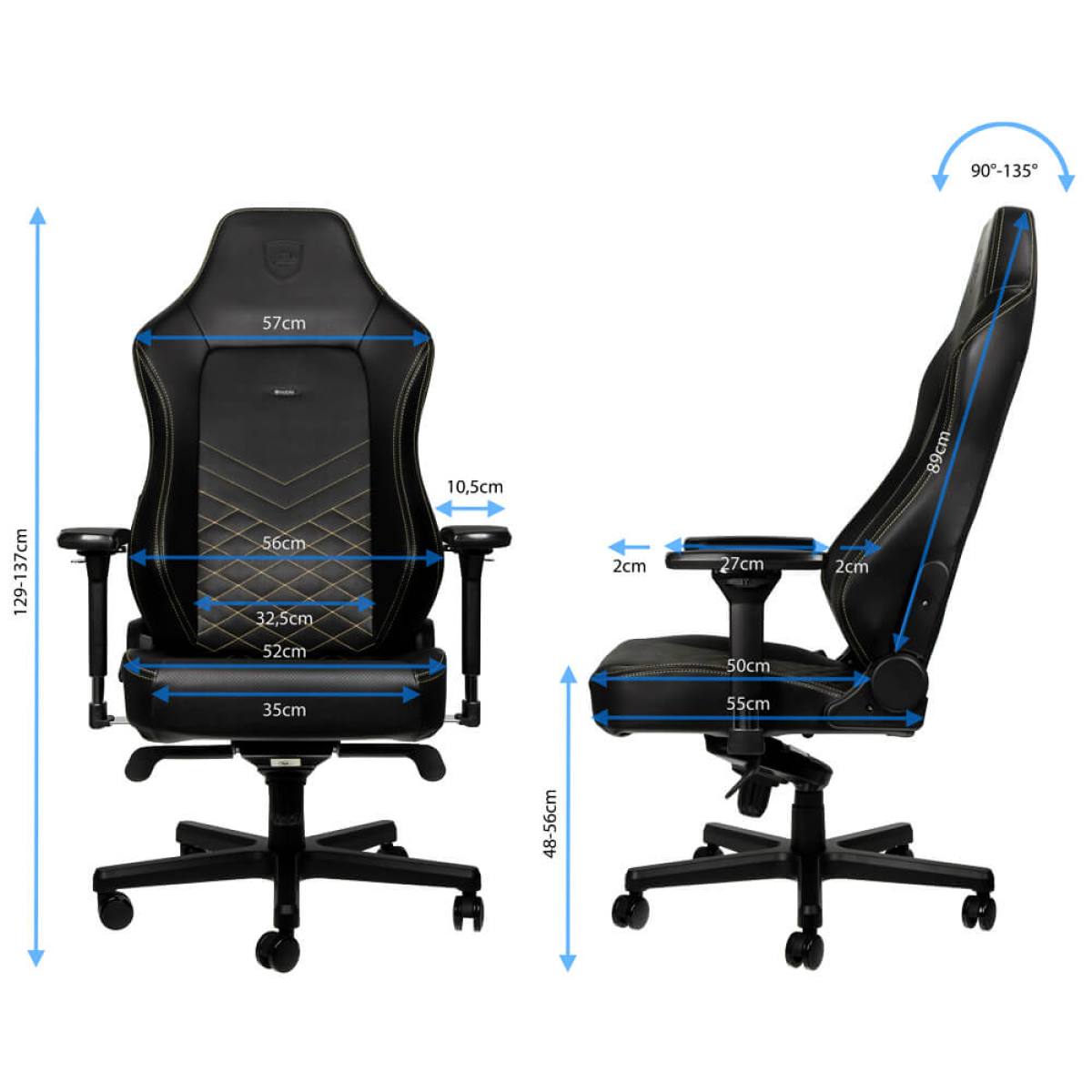 Ghế Noblechairs HERO SERIES - BLACK/GOLD